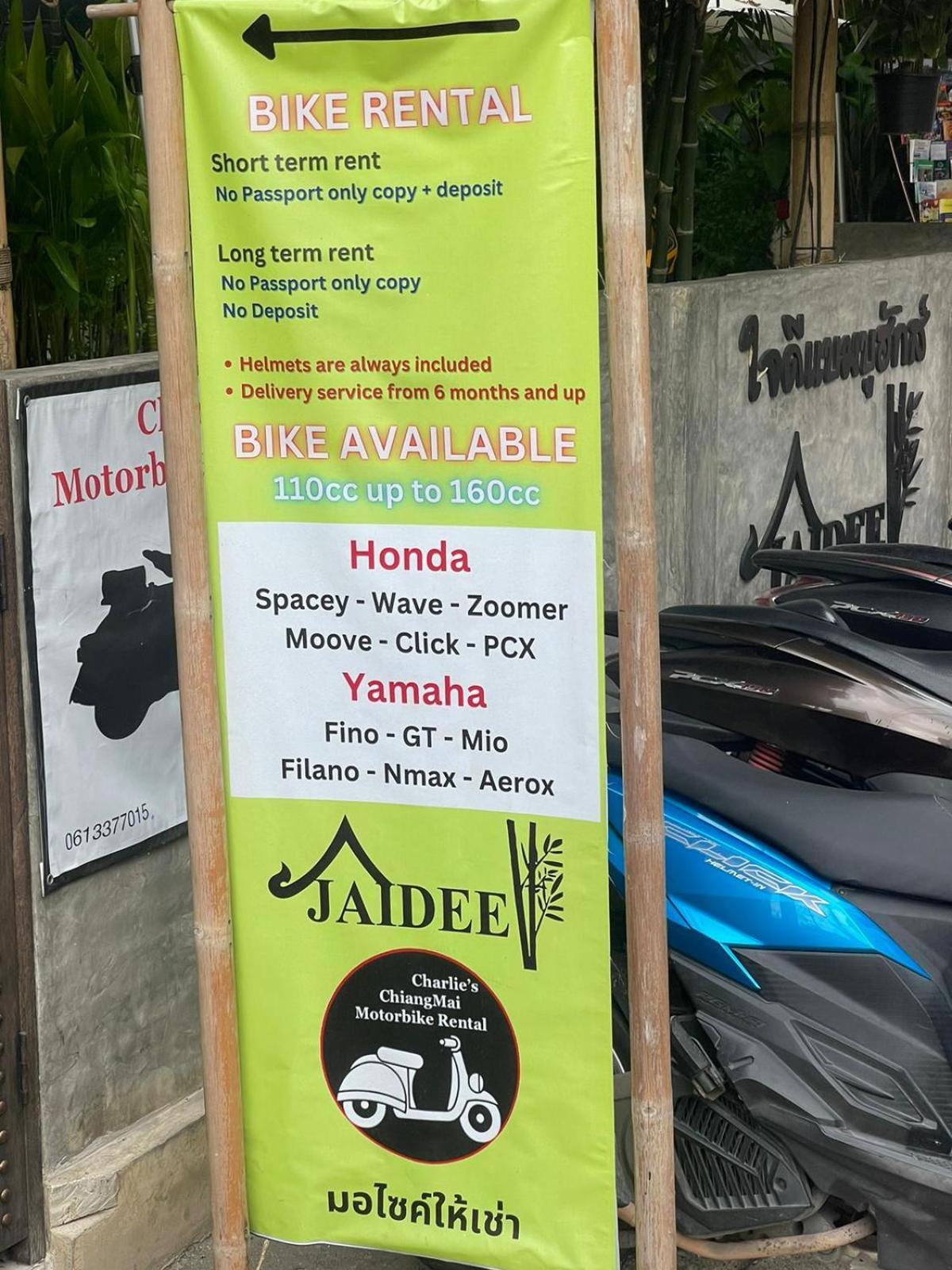 Boutique Hotel & Restaurant, Jaidee Bamboo Huts Chiang Mai Bagian luar foto